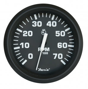 Faria universal outboard devir göstergesi. 0-7000 Rpm. 12V.