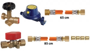Tüpgaz kiti. ISO 10239 gereklerini karşılar. CE onaylıdır.