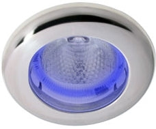 Hella Marine LED spot lambaları. Mavi, kırmızı veya beyaz Ambians halkalı, beyaz LEDli.