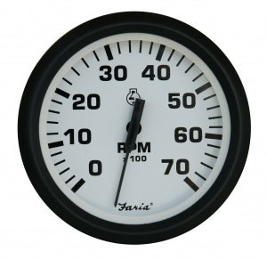 Faria universal outboard devir göstergesi. 0-7000 Rpm. 12V.