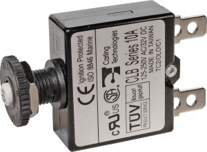 Basmalı tip AC/DC otomatik sigorta. 35x58x15mm.