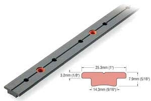 25 mm T profilli flok araba ve rayları.
