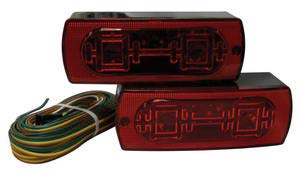 Römork stop-sinyal lambası kiti. Led´li