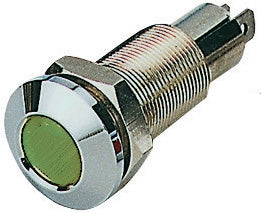 Ledli ikaz lambası. Montaj Ø 18mm. 12V.