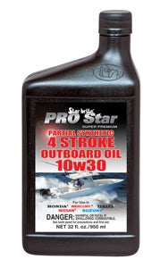 Star Brite Pro Star sentetik/mineral 4 zamanlı motor yağı.