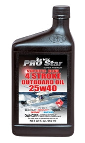 Star Brite Pro Star sentetik/mineral 4 zamanlı motor yağı.