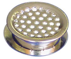 Tente/branda için havalandırma, kromaj, 19 mm.