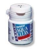 Aqua Clean. Klor içermez. İçme ve depolama suyunun tazeliğini uzun müddet muhafaza eder.