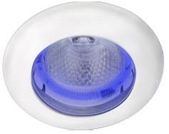 Hella Marine LED spot lambaları. Mavi, kırmızı veya beyaz Ambians halkalı, beyaz LEDli.